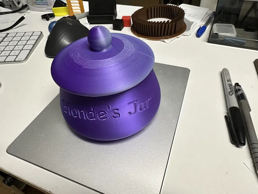 Hũ đơn giản có nắp - Image 2