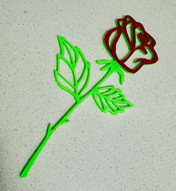 Hoa hồng đa sắc đơn giản - Image 3