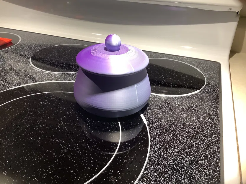 Hũ đơn giản có nắp - Image 3