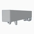 Mô Hình Mini Rơ Moóc Container 53 Chân - Thumbnail 1