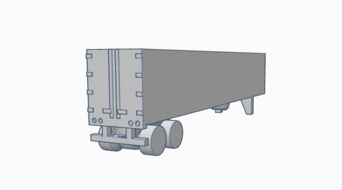 Mô hình Mini Rơ moóc Reefer 53 Feet - Image 2