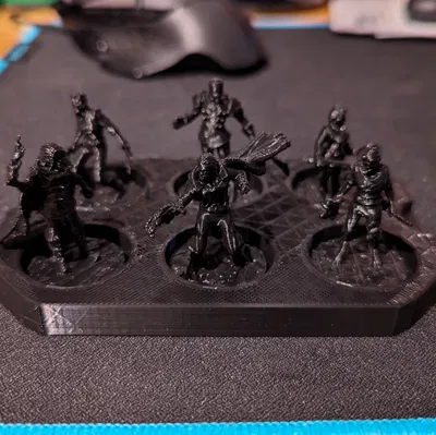 Khay Đựng 6 Mô Hình Đế 25mm