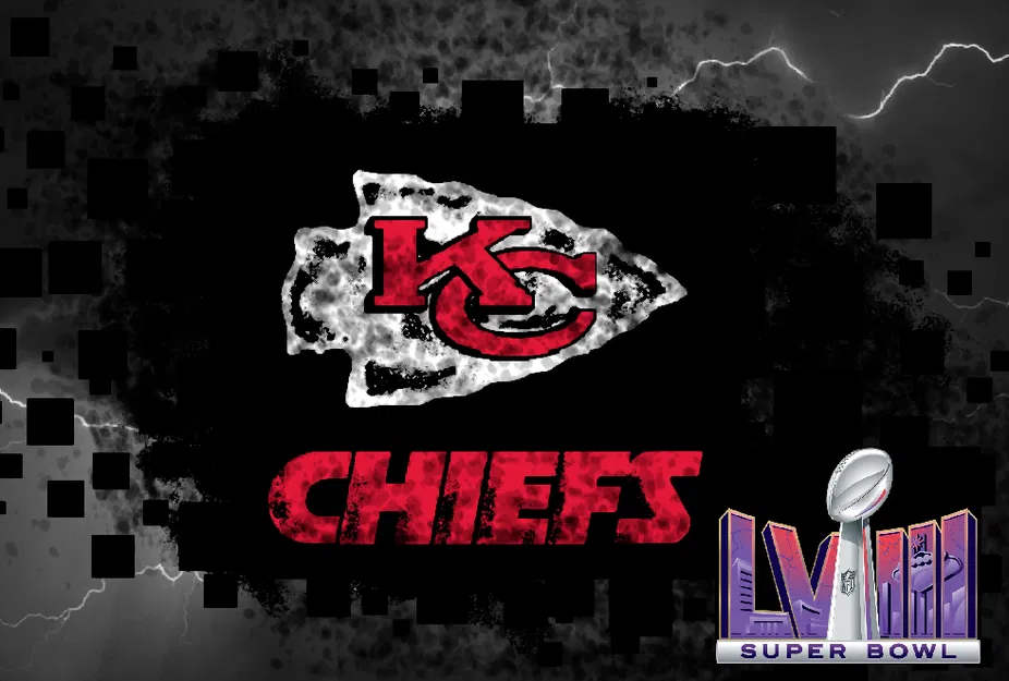 Tấm ảnh kỷ niệm Super Bowl 58 của đội tuyển KC Chiefs - Image 1