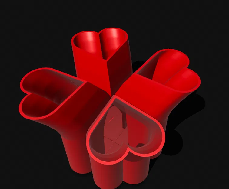 Bình Hoa Trái Tim - Image 3