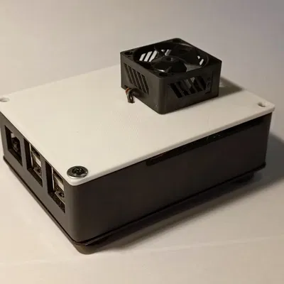 Vỏ Raspberry PI 2 - Nắp Có Chỗ Gắn Quạt 30x30