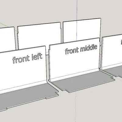 Vách ngăn chia ngăn L-Boxx mini Sortimo