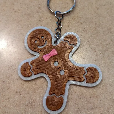 Móc Khóa Bánh Gừng Vui Nhộn