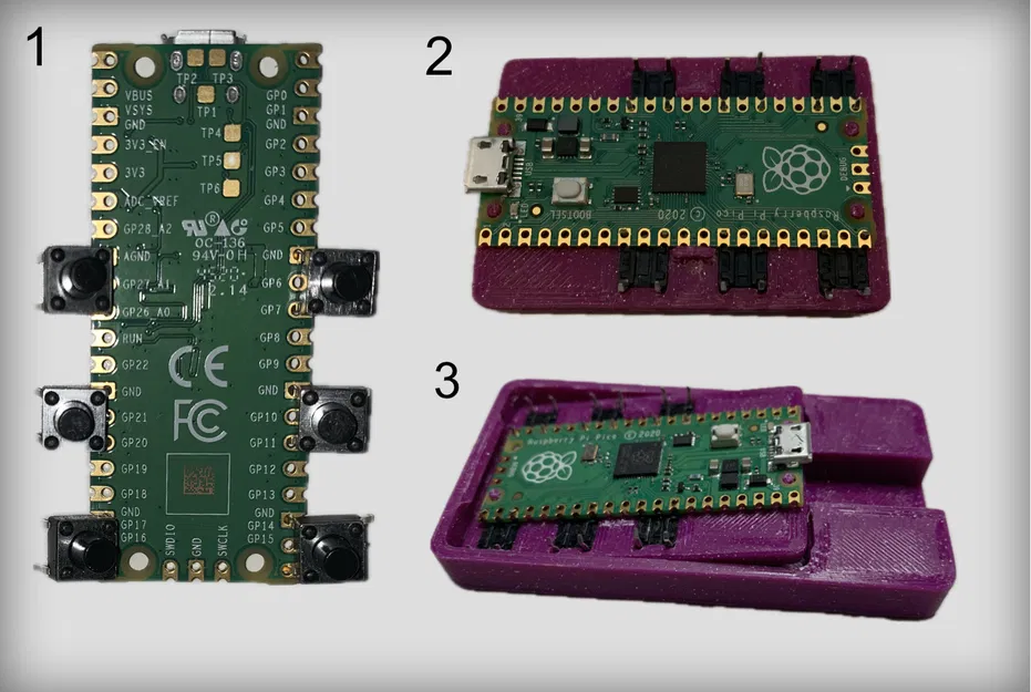 Bàn phím Macro Solderless RaspberryPi Pico - Image 3
