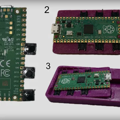 Bàn phím Macro Solderless RaspberryPi Pico