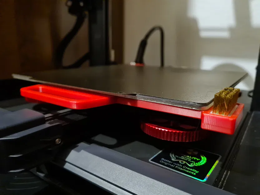 Giá đỡ bàn chải Ender 3 S1/Pro kiêm tay cầm bàn nhiệt - Image 1