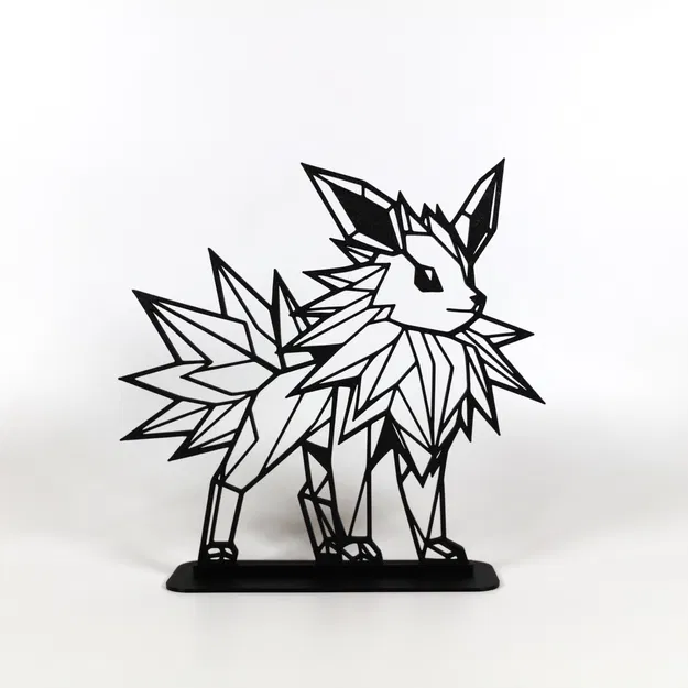 Jolteon Hình Học Low Poly - Image 1