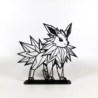 Jolteon Hình Học Low Poly