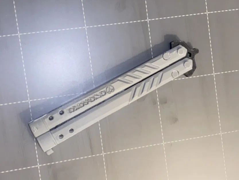 Dao Bướm Balisong V2 In Toàn Phần - Hoàn Chỉnh Với Phần Cứng In Toàn Phần và Hệ Thống Khóa - Image 1