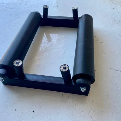 Giá đỡ con lăn chi tiết bánh xe cỡ lớn