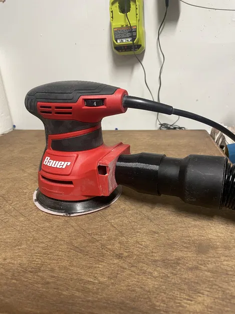 Khớp Nối/Adapter Hút Bụi Cho Máy Chà Nhám Cầm Tay Bauer 2.8amp 5 inch - Image 1