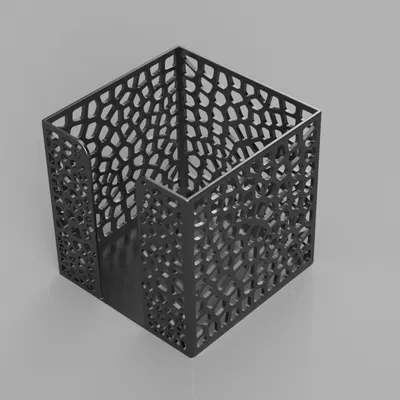 Khung đựng sổ ghi chú vuông 90x90 kiểu Voronoi