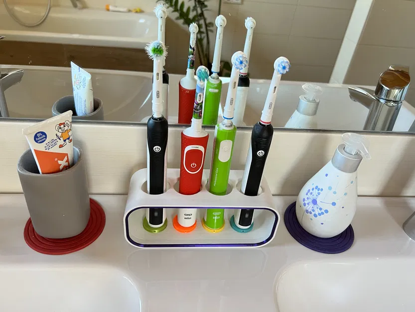 Giá đỡ bàn chải đánh răng gia đình - Image 2