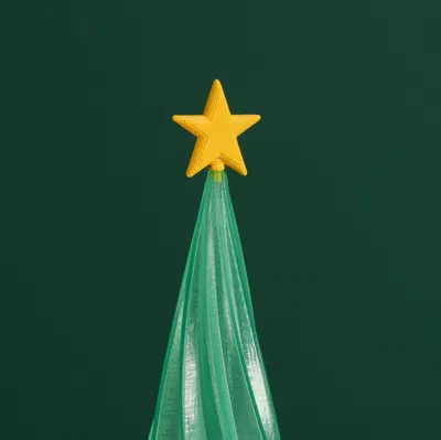 Cây Thông Noel Xoắn Ốc, Chế độ Vase, Trang Trí Noel bởi Slimprint