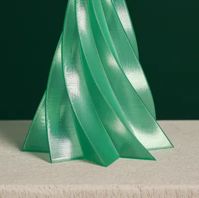 Cây Thông Noel Xoắn Ốc, Chế độ Vase, Trang Trí Noel bởi Slimprint