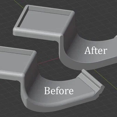 Giá đỡ camera Wyze cho Prusa Mini - Mặt đáy cắt phẳng