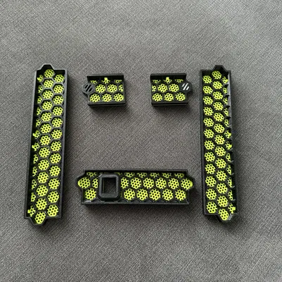 Chân váy Keystone sau Voron V0.2 - Dạng lưới