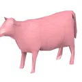 Bò Low Poly - Thumbnail 3
