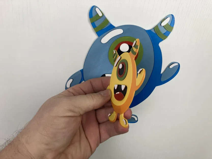 Tranh 2D - Quái vật Dễ Thương 1 - Image 3