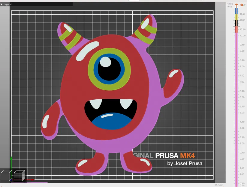 Tranh 2D - Quái vật Dễ Thương 1 - Image 6