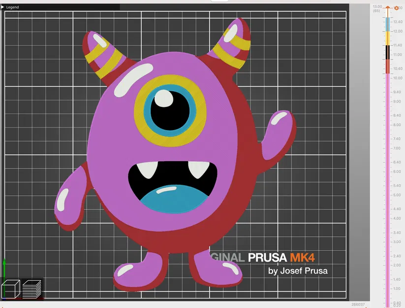 Tranh 2D - Quái vật Dễ Thương 1 - Image 8