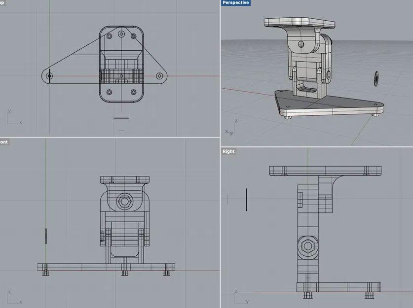 Giá treo máy chiếu/beamer trần (tương thích Viewsonic PX701HD) - Image 3