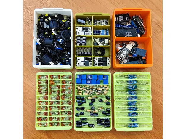 Hộp module cho đồ linh tinh - cao 30mm - Image 4