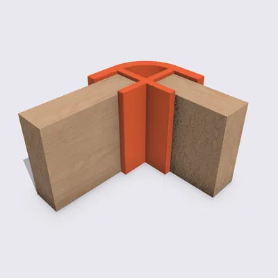 Các loại góc bo tròn Ván ép 9mm + File STEP