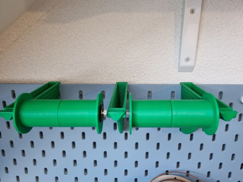 Giá đỡ dây tóc (Filament holder) kẹp trên đỉnh bảng Ikea Skadis - Image 2