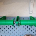 Giá đỡ dây tóc (Filament holder) kẹp trên đỉnh bảng Ikea Skadis - Thumbnail 2