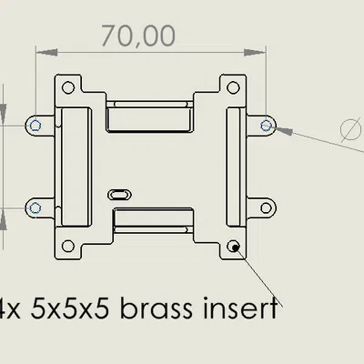 Giá đỡ MATEK F405 Wing v2