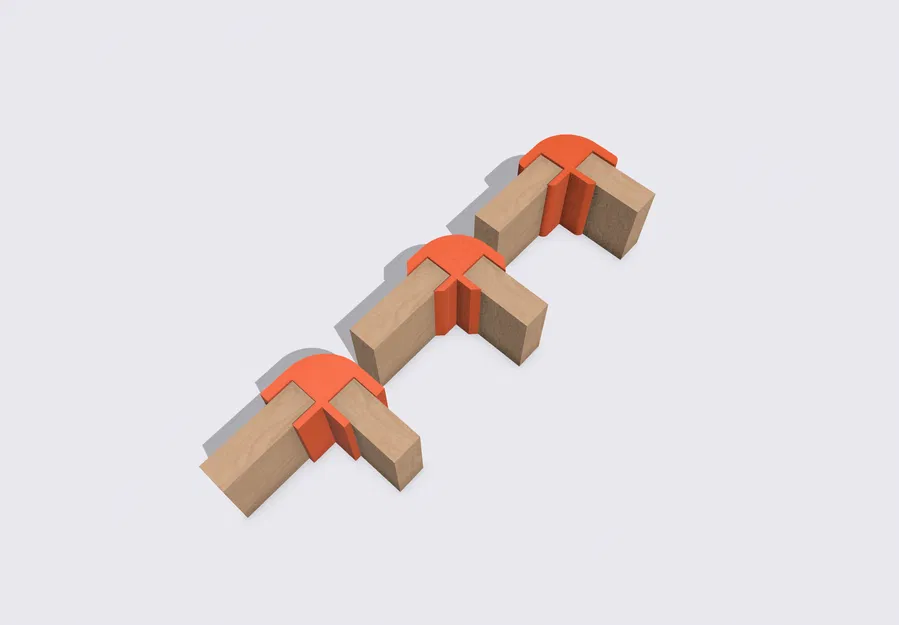 Các loại góc bo tròn Ván ép 9mm + File STEP - Image 4