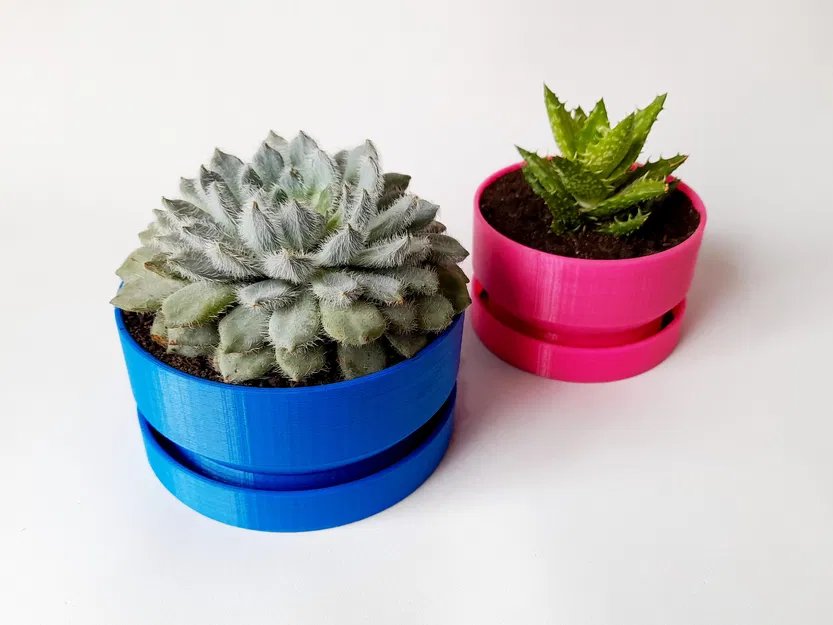 Chậu Hoa Tròn Có Lỗ Thoát Nước - Image 2