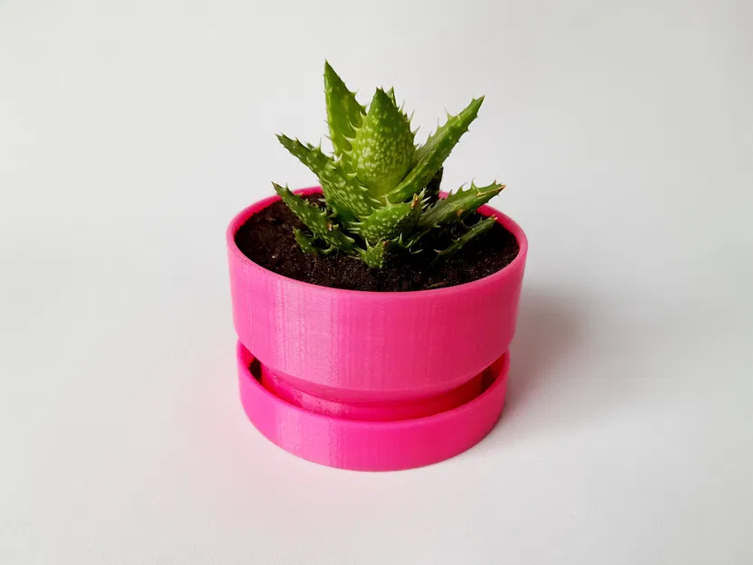 Chậu Hoa Tròn Có Lỗ Thoát Nước - Image 5