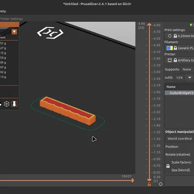 Ngựa Đàn Guitar Acoustic In 3D