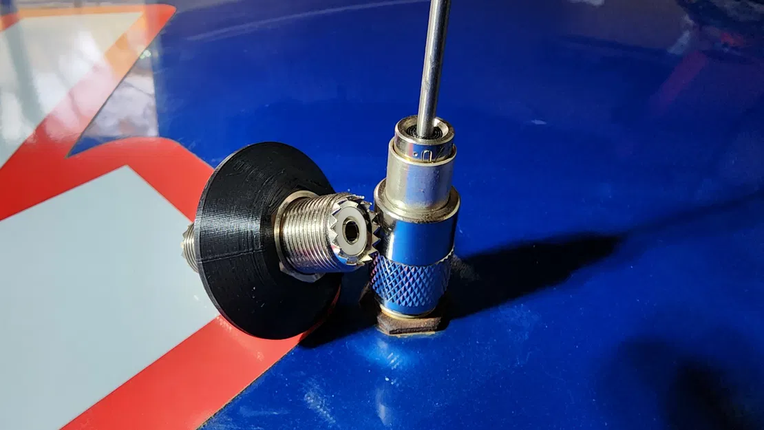 Bộ Lỗ và Đế Gắn Antenna PL-259 cho Antenna 2m - Image 1