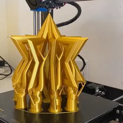 Ngôi Sao David Trang Trí Đỉnh Cây Thông