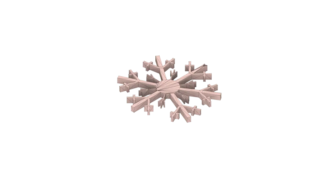 hoa tuyết v1 - hanger cây siêu đơn giản - Image 2