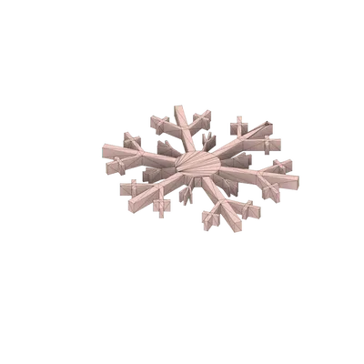 hoa tuyết v1 - hanger cây siêu đơn giản