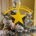 Biển Trang Trí Cây Thông Noel - Estrella Feliz Navidad - Thumbnail 1
