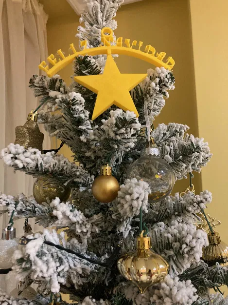 Biển Trang Trí Cây Thông Noel - Estrella Feliz Navidad - Image 2