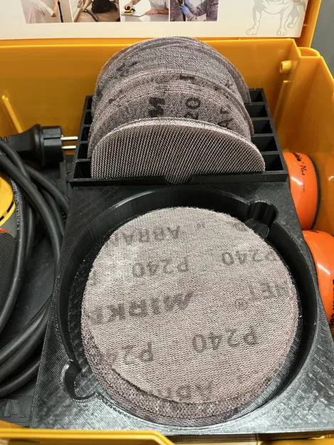 Hộp đựng giấy nhám Mirka Deros 125mm - Image 2