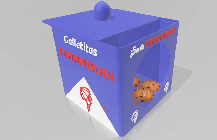 Hộp Đựng Bánh Quy Cổ Điển - Image 3