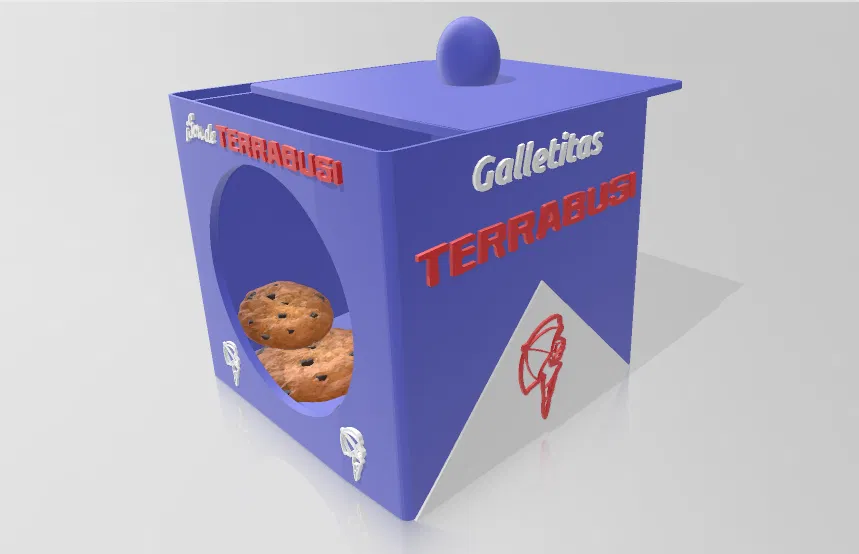 Hộp Đựng Bánh Quy Cổ Điển - Image 4