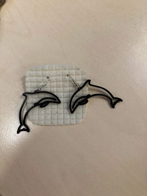 Bông tai/Mặt dây chuyền Cá Heo Độc Đáo - Image 1