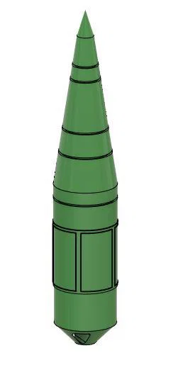 Chóp Mũi Tên Lửa SCUD-B cho BT-60 - Image 1